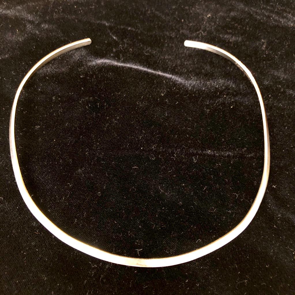 Sterling 925 Silver Collar Choker Necklace 98$